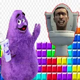 Grimace Shake & Skibidi Tetris