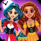 Rainbow Girls Halloween Salon