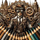 Steampunk Coloring Adventure